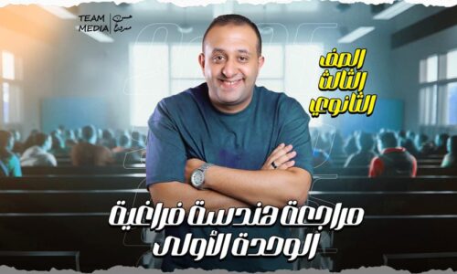 الحصة 64 – مراجعه فرع الهندسه – الوحده الاولي – الصف الثالث الثانوي